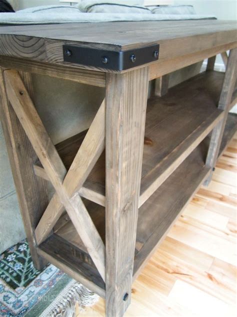 10+ DIY TV Stand Ideas You Can Try at Home (With images) | Rustic furniture diy projects ...