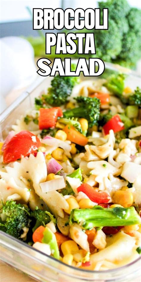 Broccoli Pasta Salad in 2024 | Best salad recipes, Broccoli pasta ...