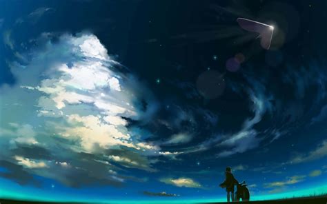 Anime Dark Landscape Wallpaper