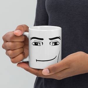 Roblox Man Face Mug Funny Cup Meme Mug Roblox - Etsy