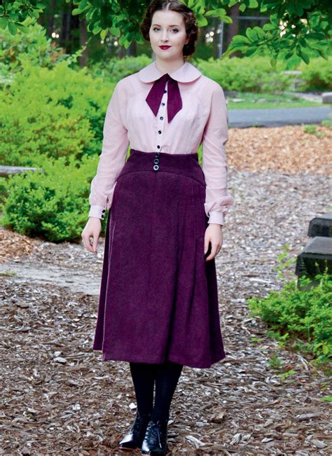 Sewing Pattern for Womens Skirt, Historical Skirt Pattern, Vintage ...