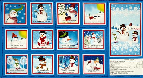 A SNOWMAN STORY SOFT STORY BOOK PANEL