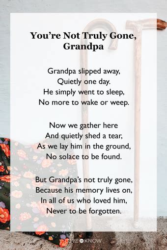 Grandparents In Heaven Poems