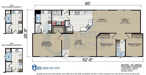 Champion Double Wide Mobile Homes Floor Plans