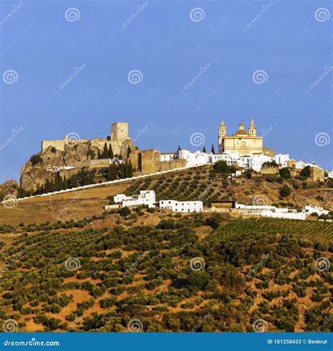 Olvera Castle and Parish of Our Lady of the Incarnation Stock Photo - Image of architecture ...