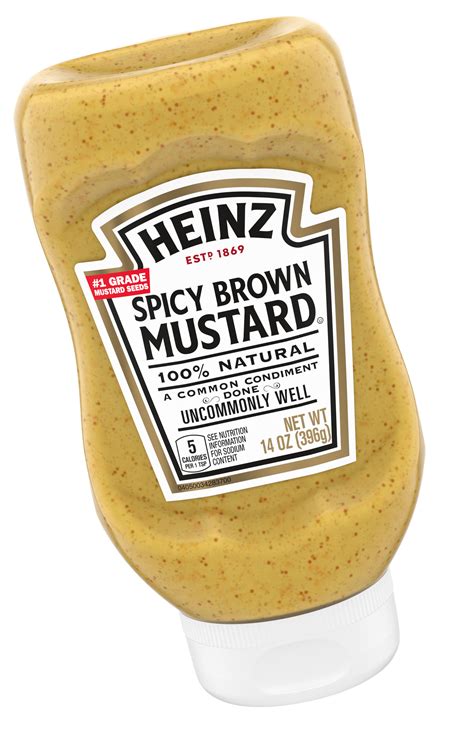 100% Natural Spicy Brown Mustard - Products - Heinz®