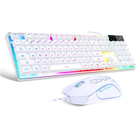 Buy Gaming Keyboard and Mouse Combo, MageGee K1 RGB LED Backlit ...