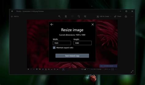 How to resize images on Windows 10