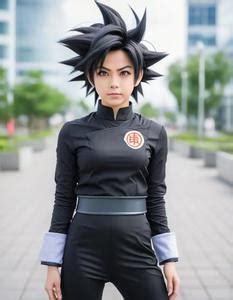 Goku Black Female Cosplay. Face Swap. Insert Your Face ID:1008991