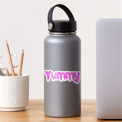 "Yummy" Sticker by SashaRusso | Redbubble