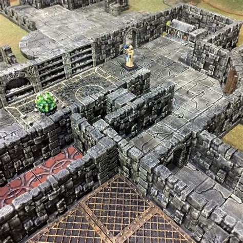 Rampage Crypt Walls - Printable Scenery