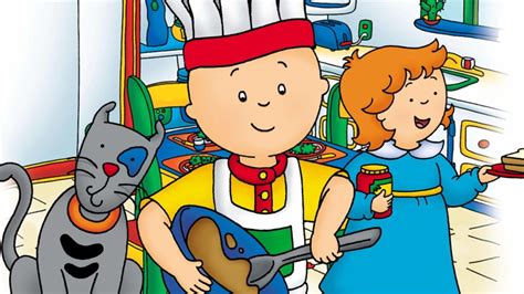 Caillou’s New Book Encourages Pre-schoolers to Help in the Kitchen! - Caillou