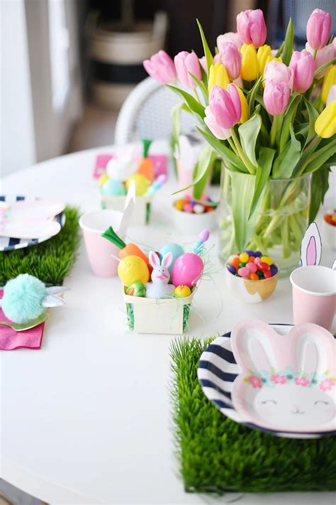 Easy Easter Brunch Table Setting Ideas and Recipes - Pink Peppermint Design