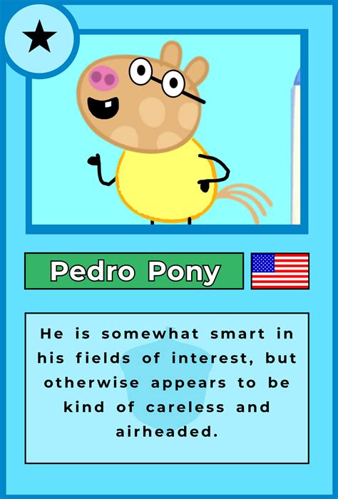 Pedro Pony Bio by CuddlesCarrots on DeviantArt