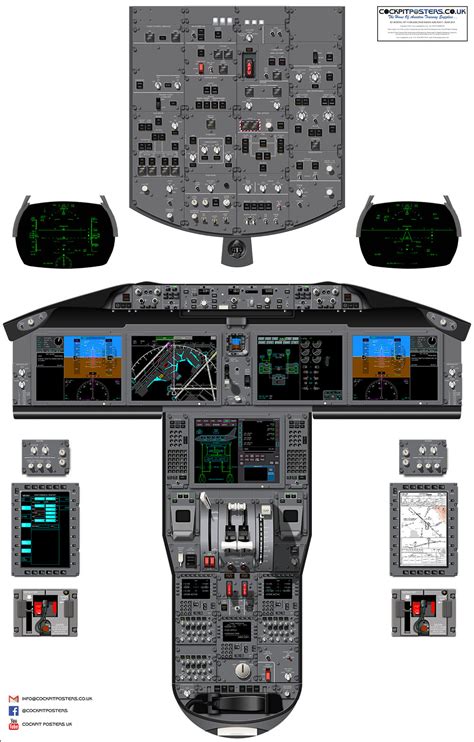 Boeing 787-9 Dreamliner Cockpit Poster | CockpitPosters.co.uk