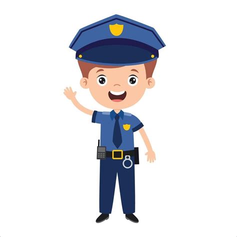 Cartoon Drawing Of A Police Officer | Police officer, Police, Cartoon ...