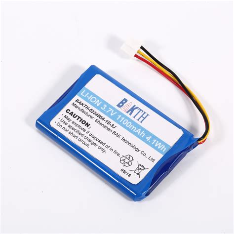 OEM Rechargeable Li-ion Battery Pack 3.7V 1100mAh Lithium Battery - 3 ...