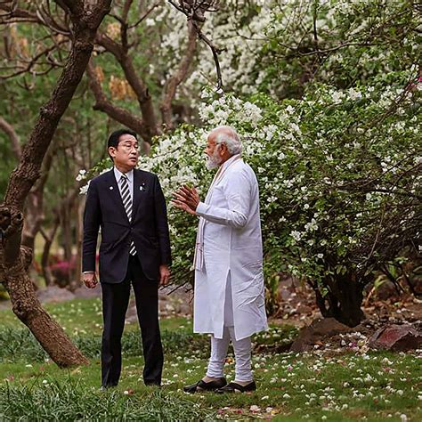 Narendra Modi with Japan PM Fumio Kishida