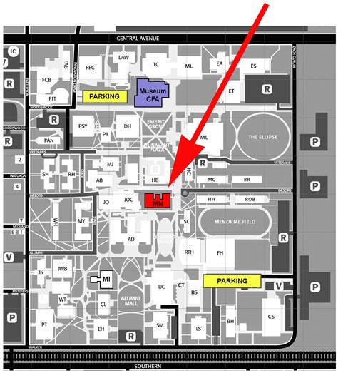 Location of Manning Hall