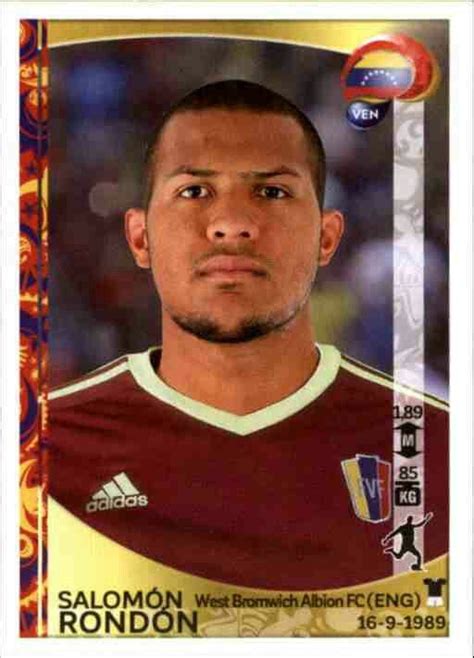 Salomon Rondon of Venezuela. 2016 Copa America card.