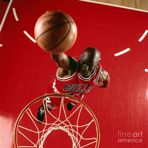 Michael Jordan Slam Dunk Photograph by Nba Photos