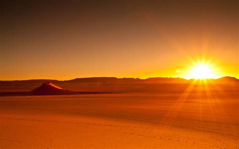 1920x1200 Resolution Desert Tassili Sunrise Algeria 1200P Wallpaper - Wallpapers Den