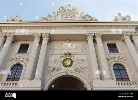 VIENNA, AUSTRIA - JULY 31: the complex of the Imperial Palace was the ...