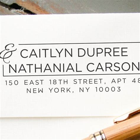 Custom Address Stamp - Etsy