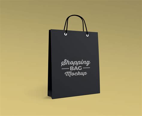 Free Photorealistic Paper Shopping Bag Mockup PSD - Good Mockups