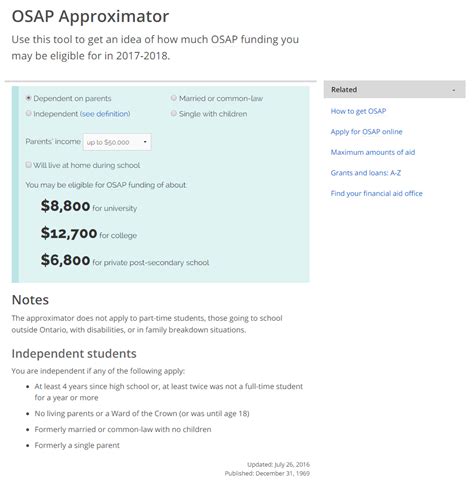 OSAP: A new financial aid calculator | by Michael Fagan | Ontario Digital | Medium