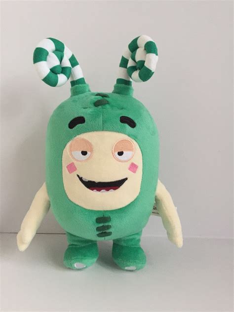 Oddbods Zee Soft Stuffed Plush Toys — for Boys and Girls — Green (12 ...