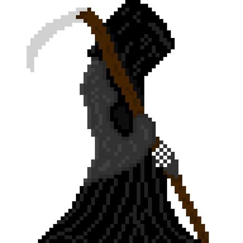 Grim Reaper Pixeled! | Grim reaper, Pixel art, Pixel