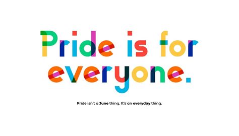 Pride Quotes Pride is for everyone. LGBT Pride Month in June. Poster ...