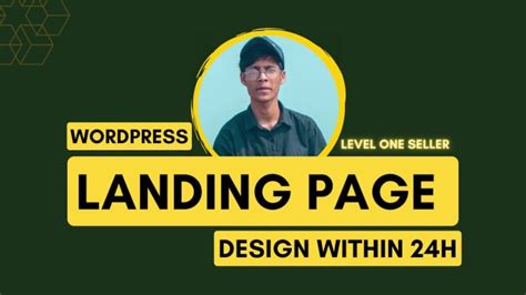 Create a unique wordpress landing page design within 24h by Mohammadrakibs | Fiverr