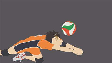 Haikyu Yu Nishinoya Hit Volleyball By Forearm HD Anime Wallpapers | HD ...