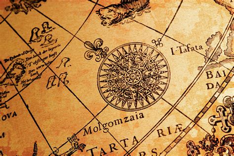 Compass Rose Map by Dra schwartz