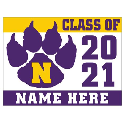 Nevada High School - Customizable Yard Sign — Sign Pro of Ames