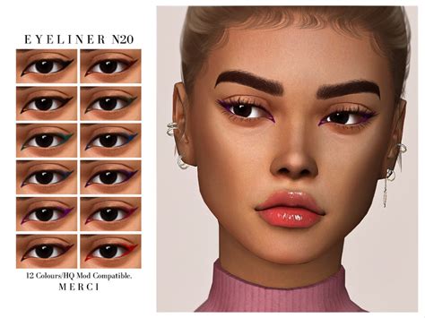 Eyeliner N20 by Merci from TSR • Sims 4 Downloads