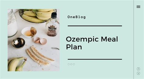 Creating a Balanced Ozempic Meal Plan: Guidelines for Blood Sugar Control