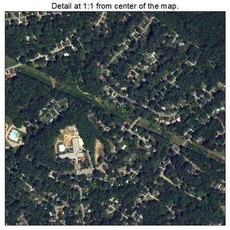 Aerial Photography Map of North Decatur, GA Georgia