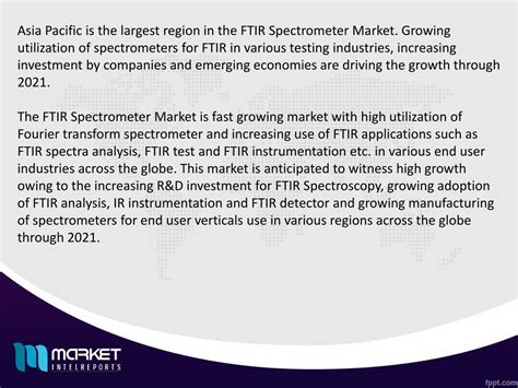 PPT - FTIR Spectrometer Market: FTIR applications for analysis driving ...