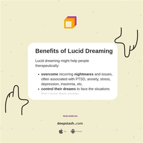 Benefits of Lucid Dreaming - Deepstash