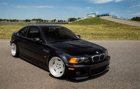 Wallpaper BMW, E46, WHEELS, BLACK, STANCE, HROME, WORKS images for ...