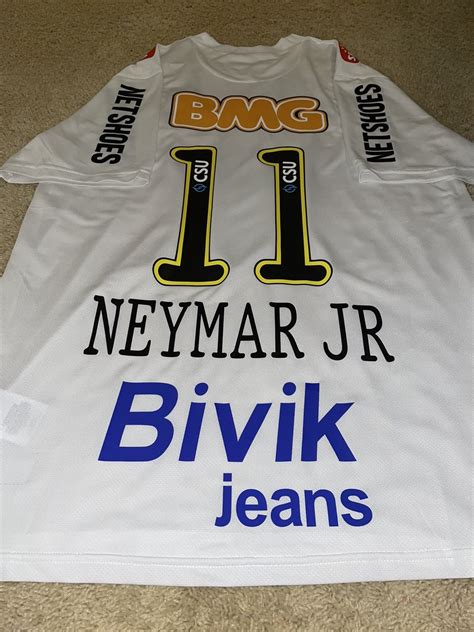 Nike Neymar 2011-12 Santos Soccer Jersey | Grailed