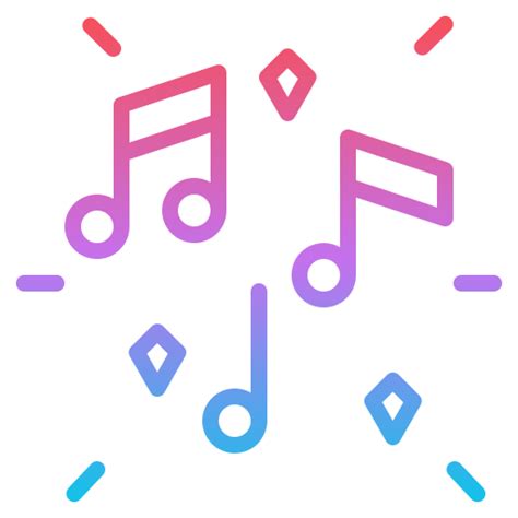 Icono de Música Iconixar Gradient