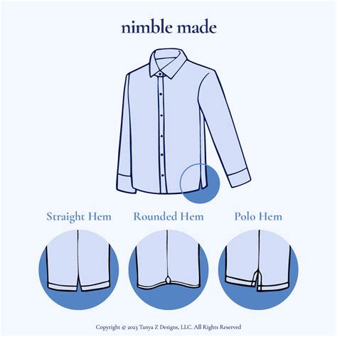 Understanding Hem of a Shirt & The Types of Hems for Men - Nimble Made