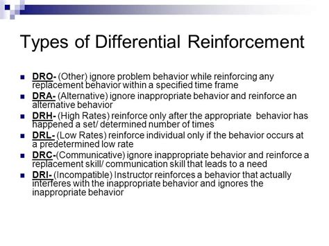 Differential reinforcement of alternative behavior examples - vilstream