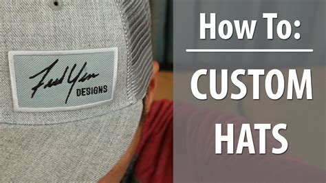 How to Make Custom Hats with your Logo