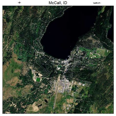 Aerial Photography Map of McCall, ID Idaho