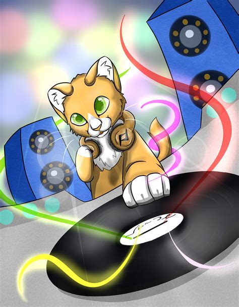 DJ cat by changdaniel on DeviantArt